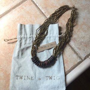 Twine & Twig NWT Beaded Necklace
